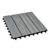 Садовый паркет ДПК Garden Modern, Патина Серый Садовый паркет ДПК Garden Modern, Патина Серый