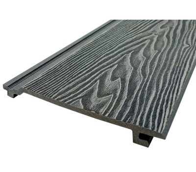 Сайдинг ДПК 3D тиснение 185x19 Серый от производителя   по цене 430 р