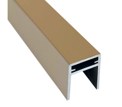 П-профиль алюминиевый 35x25 Дуб от производителя  EasyDecking по цене 750 р