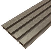 Доска Фасадная из ДПК Wood Рейка Графит Доска Фасадная из ДПК Wood Рейка Графит