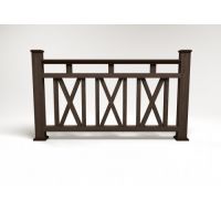 Ограждение ДПК цвет Венге Сборка №3