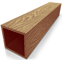 Столб ДПК 3D фактура дерева Бук