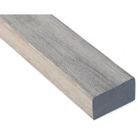 Брус лавочный полнотелый ДПК браш Серый микс Брус лавочный полнотелый ДПК браш Серый микс