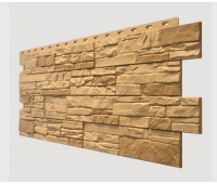 Фасадные панели (цокольный сайдинг) , Stein (песчаник), Bronzenstein Бронзовый