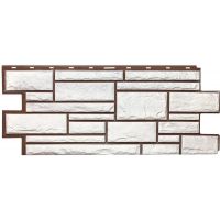 Фасадные панели СЕРИЯ Дикий камень - Белый Фасадные панели СЕРИЯ Дикий камень - Белый