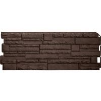 Фасадные панели Скалистый камень ЭКО Коричневый Фасадные панели Скалистый камень ЭКО Коричневый