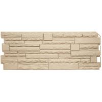 Фасадные панели Скалистый камень ЭКО Песчаный Фасадные панели Скалистый камень ЭКО Песчаный