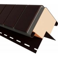 Угол к Фасадным Термопанелям Наружный Кирпич 40 мм Коричневый Угол к Фасадным Термопанелям Наружный Кирпич 40 мм Коричневый
