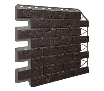 Фасадные панели Кирпич Баварский - Тёмно- коричневый от производителя Fineber по цене 590 р Фасадные панели Кирпич Баварский - Тёмно- коричневый от производителя Fineber по цене 590 р