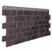 Фасадные панели (цокольный сайдинг) Кирпич Клинкерный 3D Коричнево-Чёрный от производителя  Fineber по цене 590 р