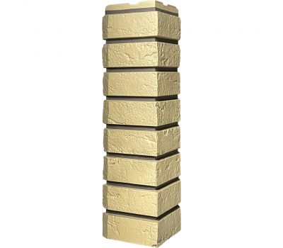 Угол наружный Коллекция кирпич баварский Песочный от производителя  Fineber по цене 540 р