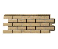 Фасадные панели Премиум состаренный кирпич Песочный (шов RAL 9005) Фасадные панели Премиум состаренный кирпич Песочный (шов RAL 9005)
