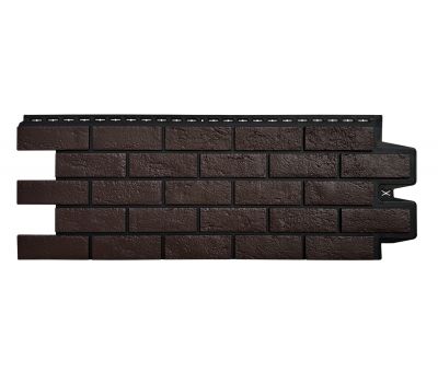 Фасадные панели Премиум состаренный кирпич Шоколадный (шов RAL 9005) от производителя Grand Line по цене 615 р Фасадные панели Премиум состаренный кирпич Шоколадный (шов RAL 9005) от производителя Grand Line по цене 615 р