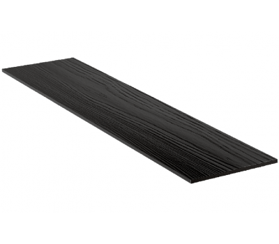 Фиброцементный сайдинг Одноцветный 190х3000х8мм КС 85 Глубокий чёрный от производителя  Фибростар по цене 1 100 р