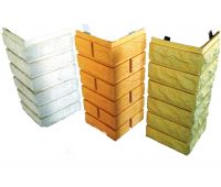 Угловые элементы Сколотый кирпич/Клинкер с перекрытием шва