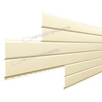 Металлический сайдинг Lбрус-15х240 NormanMP (ПЭ-01-1015-0.5) Светлая слоновая кость Металлический сайдинг Lбрус-15х240 NormanMP (ПЭ-01-1015-0.5) Светлая слоновая кость