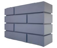 Пластиковая имитация кирпичного столба Графит