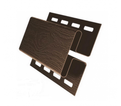 H-профиль (соединительная планка) коричневый для винилового сайдинга , 3,05м от производителя  Россия по цене 600 р