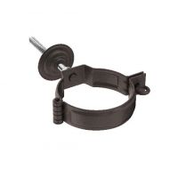 Декоративный хомут трубы под метиз с комплектом крепления RR 32 Тёмно-коричневый matt 150/100 Декоративный хомут трубы под метиз с комплектом крепления RR 32 Тёмно-коричневый matt 150/100