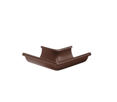 Угол желоба, наружный 90° RAL 8017 Коричневый matt 125/90 от производителя Aquasystem по цене 2 902 р Угол желоба, наружный 90° RAL 8017 Коричневый matt 125/90 от производителя Aquasystem по цене 2 902 р