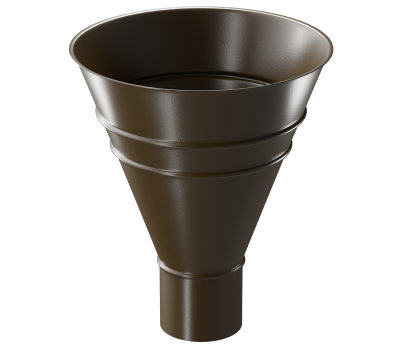 Воронка водосборная круглая КАШТАН (RAL 8017) от производителя Docke по цене 3 319 р Воронка водосборная круглая КАШТАН (RAL 8017) от производителя Docke по цене 3 319 р