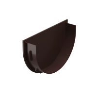 Заглушка желоба универсальная Premium ПВХ Шоколад